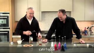 How to make a frappé coffee using an aerolatte milk frother [upl. by Assirim]