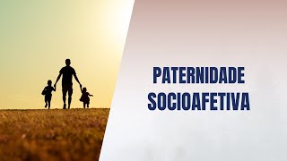 Paternidade socioafetiva [upl. by Eesyak]