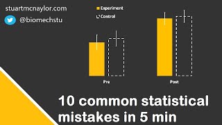 Ten Statistical Mistakes in 5 Min [upl. by Rakia]