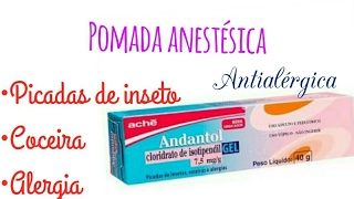 Resenha PomadaAndantol Gel [upl. by Arnuad800]