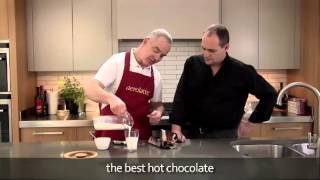 How to make a hot chocolate using an aerolatte milk frother [upl. by Asserat]