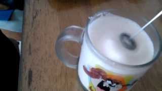 Aerolatte Review Frothing Cold Milk In Under 1 Minute [upl. by Nivad]